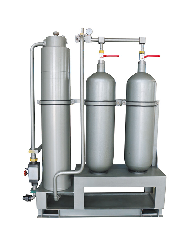 Piston accumulator + Nitrogen tank group